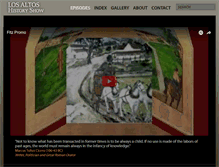 Tablet Screenshot of losaltoshistoryshow.com